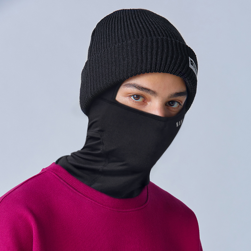 NADNN スキーヘルメット 顔保護フード 速乾フード 顔保護フロントガラスマスク 男女兼用 薄型フェイスマスク NK15