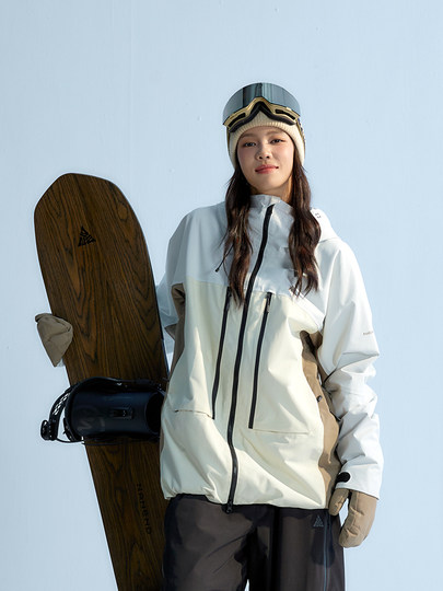 Nanen Women's Ski Jacket 2025 New Model Snowboard Jacket Waterproof Professional 3L Fully Seam-Sealed Coat Snow Wear