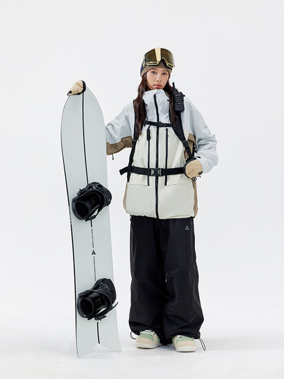 Nanend Nanend's new 3L spliced snowboard suit suit high wear-resistant waterproof warm snow suit for men and women
