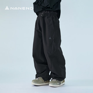 Nanen Single and Double Board Ski Pants for Women, 3L Fully Taped New Snow Pants, Waterproof, Wear-Resistant, Fleece-Lined, Men's Free Pants Style