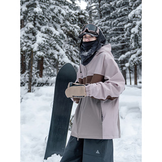 Nanen Ski Jacket for Women and Men, Snowboard 2023 New Style Ski Coat, Patchwork American Style Waterproof Ski Jacket, Snow Clothing