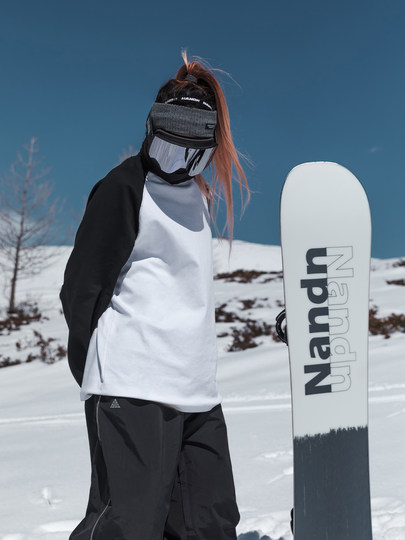Nanen Snowboarding Sweatshirt for Women, New Base Layer, Waterproof Professional Men's Style, Winter Outdoor Thermal Inner Layer