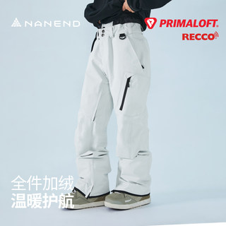 Nanen Ski Pants for Women and Men, Professional P Cotton Warm Outdoor Sports Recco Pants, Pro Version
