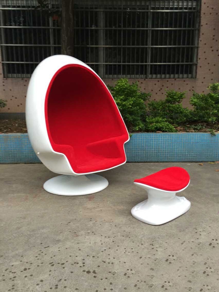 Space chair egg chair ball chair large ball chair fiberglass ball chair egg chair bubble chair leisure swivel chair VR match