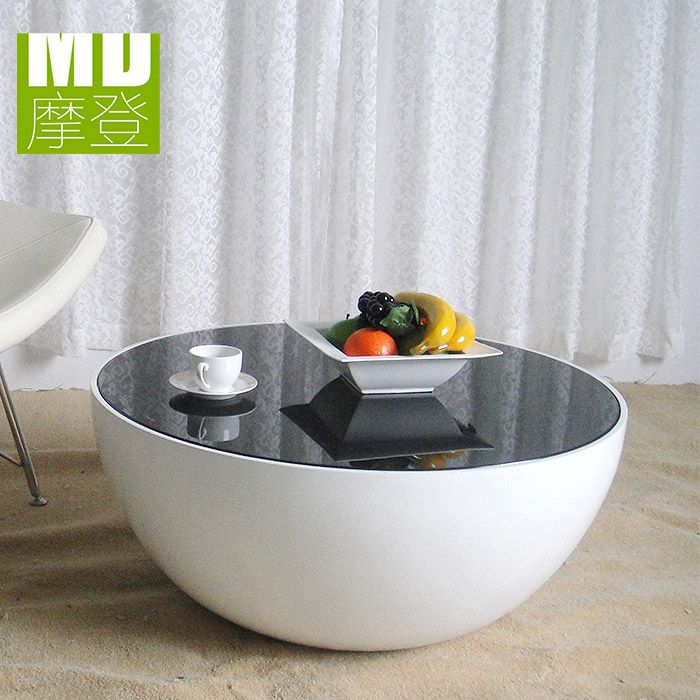 Fashion Accessories Sofa Large Bowl A Few Creative Tea Table Tempered Glass Sides A Few Brief Personalities Modern Furniture Round Table