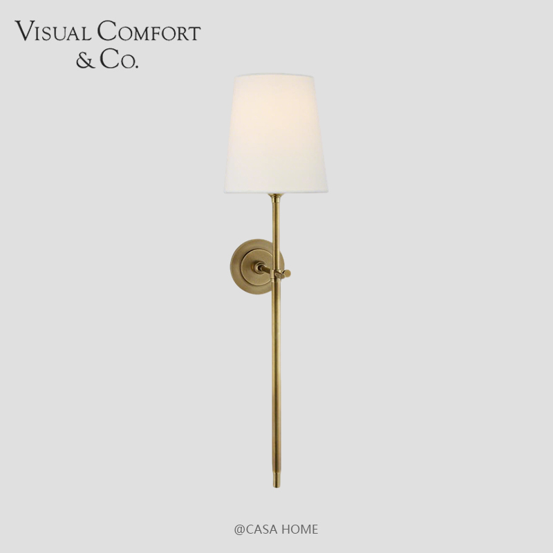 North American Vc Bryant Wall Lamp American Retro Long Pole Wall Lamp Bedroom Bedside Study Corridor Fabric Wall Lamp North American Vc Bryant Wall Lamp American Retro Long Pole Wall Lamp Bedroom Bedside Study Corridor Fabric Wall Lamp