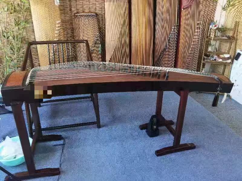 Solid wood guzheng bracket portable disassembly Guzheng piano shelf high-grade vertical frame bold Chinese style guzheng tripod