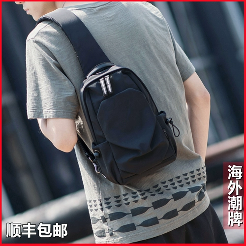 Мужская японская нагрудная сумка, спортивная сумка через плечо для отдыха, модная сумка на одно плечо, рюкзак, коллекция 2023