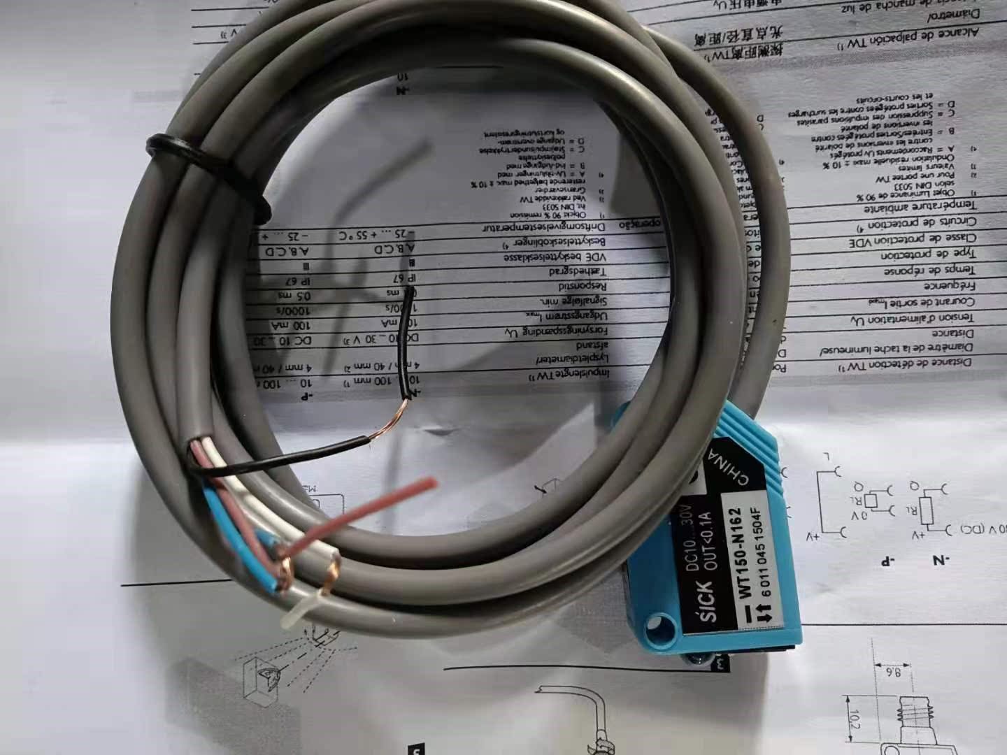 SICK Sik sensor WT150-N162 brand new original spot on the spot