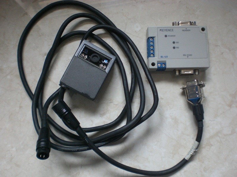 SR-500 SR-500 BL-U2 KEYENCE Keen barcode reader power supply and line set