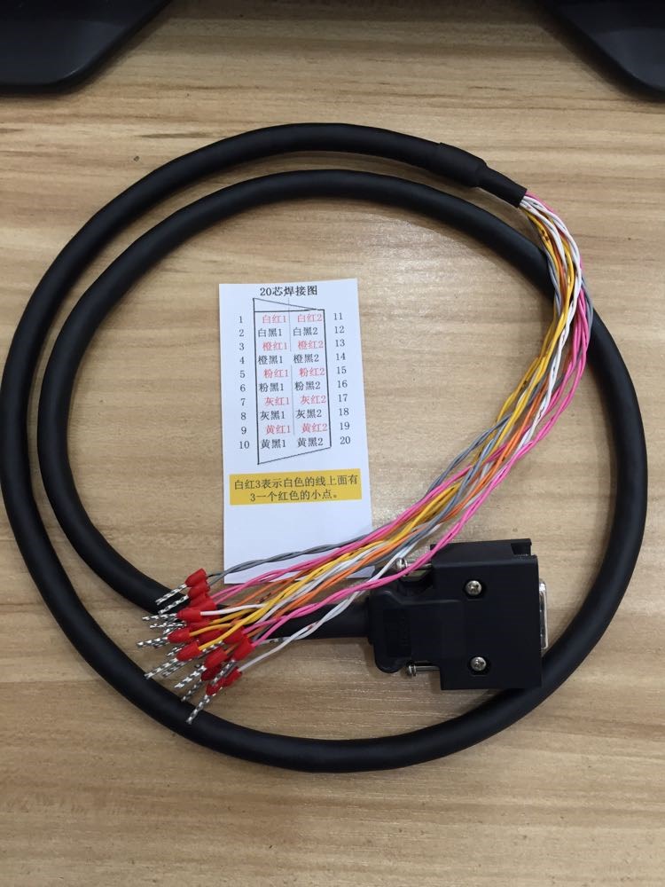 MR-J2S-10B MR-J2S-10B 20B 40B 70B 70B 10A 20 pin Mitsubishi servo electric cable