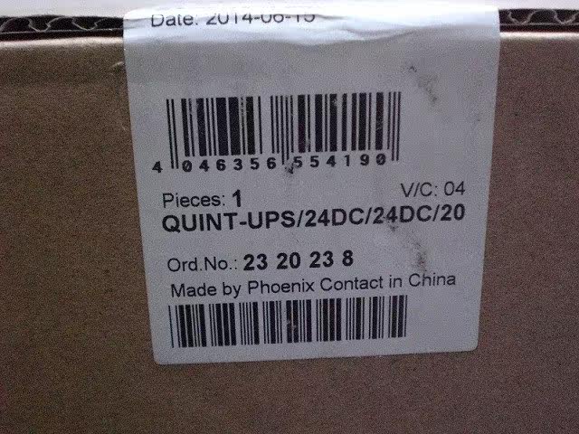 QUINT-UPS 24DC 24DC 20 2320238 Phoenix Uninterruptible Power Supply Original