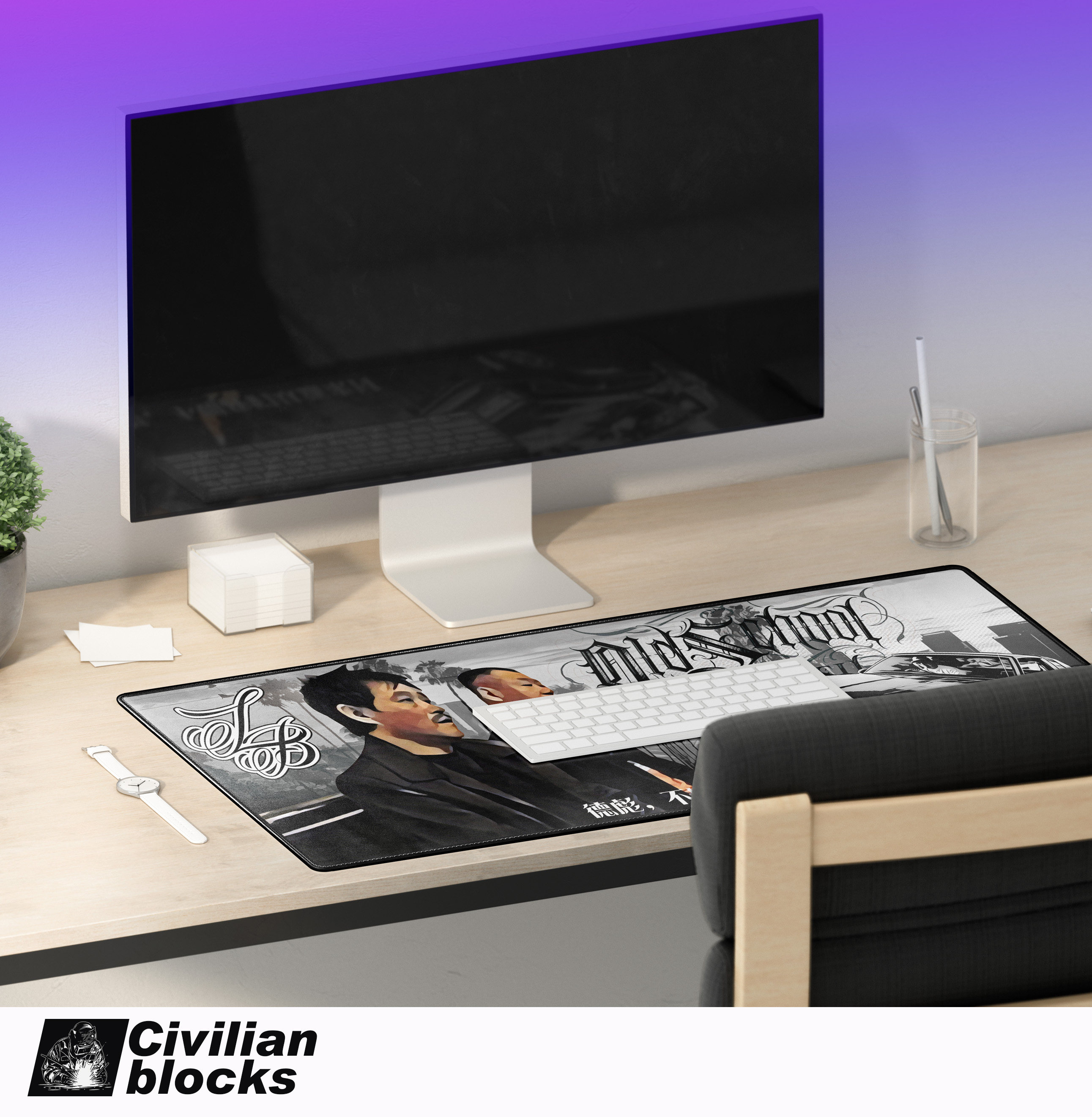 如何选择一款适合我的定制 Cry Now Smile Later 奇卡诺西海岸嘻哈风格花体字鼠标垫?