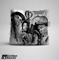 West Coast East Coast hardcore rap hip hop rap hip hop gangsta flower body word pillow