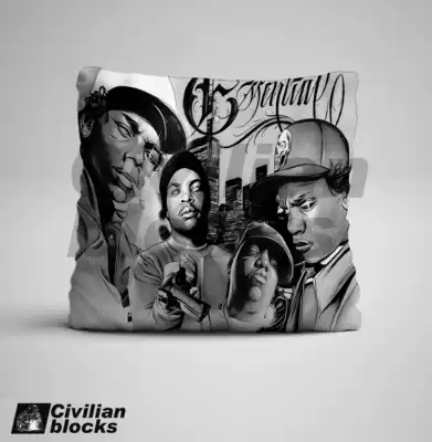 West Coast East Coast hardcore rap hip hop rap hip hop gang Flower Body character pillow