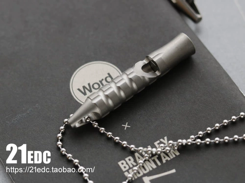 Дорожный металлический свисток для кемпинга, ожерелье, спасательный жилет, сигнализация, брелок, «сделай сам»