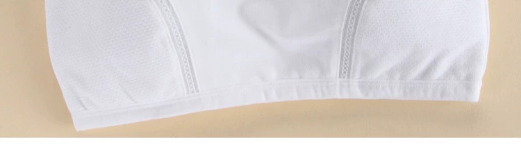 Cô gái áo ngực thời kỳ phát triển cotton học sinh trung học cơ sở nhỏ vest đồ lót thể thao không có vòng thép mỏng mùa hè quần áo nữ đẹp
