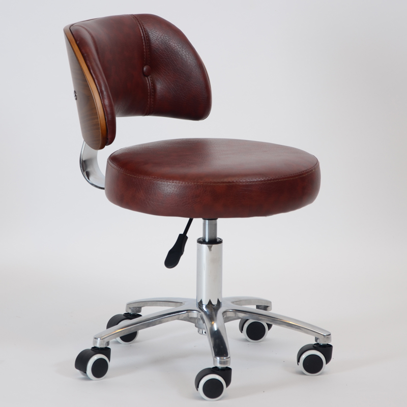 Solid wood minimalist small small computer chair Home Office Leisure leaning back chair Qualwood Student Desk Office Chair