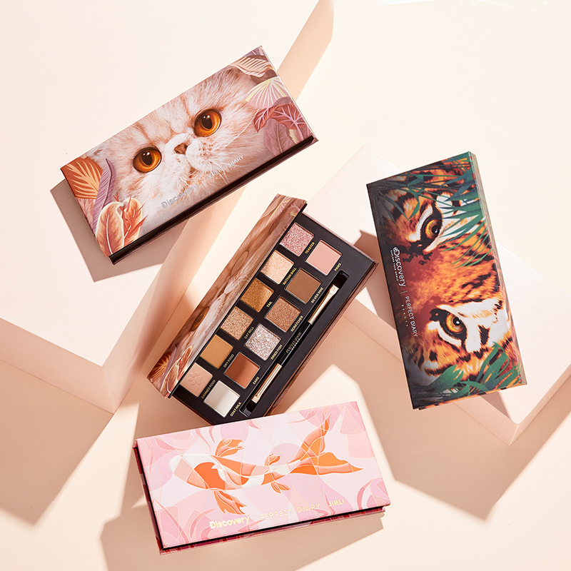 Perfect Diary Eye Shadow Disc Animal Kitty Tiger Brocade Carp Jade Rabbit Ins superfire 2021 New Dantop Crane Pan