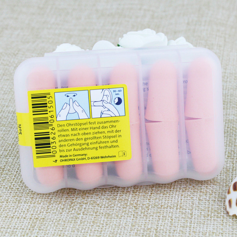 German Ohrapoax soft antinoise earplugs professional noise reduction