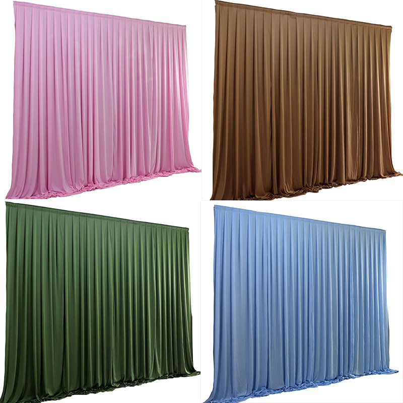 Wedding background yarn wedding scene layout milk filament elastic cloth curtain curtain decoration