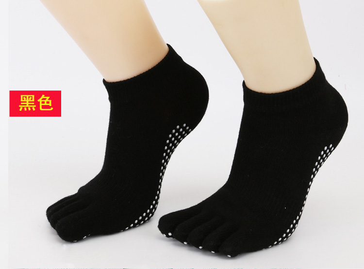 Yoga Socks Non-slip Five Finger Belly Leather Dance Yoga Socks Non-slip Lady Professional Yoga Stop Slip Socks