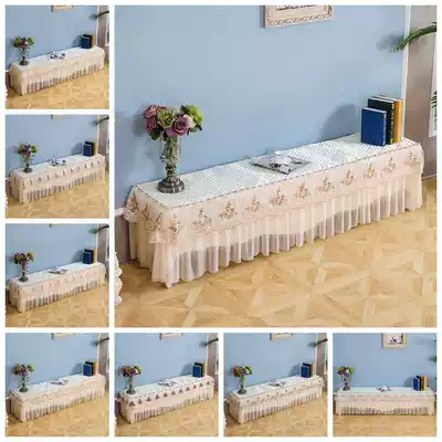 TV cabinet cover TV cabinet cover embroidery TV cabinet dust cover bedside table cover rectangular tablecloth dust cover