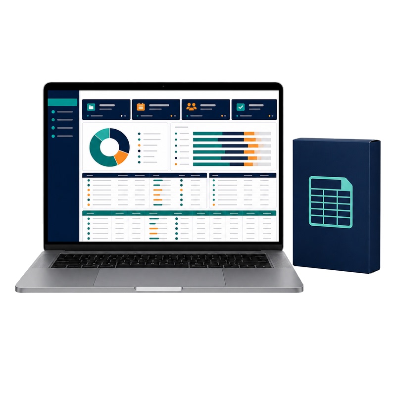 Multi-Project Portfolio Project Management Excel Template Pmo Project Portfolio Progress Tasks Risks Resources Budget Dashboard