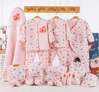 Bộ quần áo sơ sinh cotton cho bé sơ sinh 0-3 tháng 6 mùa hè và mùa thu đông cho bé sơ sinh quần áo sơ sinh