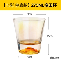 【Красочная золотая основа】 Терраса чашка