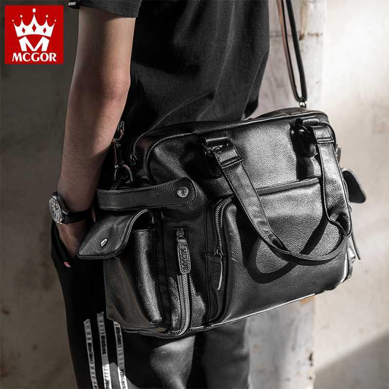 MZ men's bag shoulder bag casual handbag fashion messenger bag large-capacity travel bag Korean version trend men's multifunctional