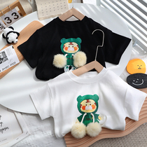 Cotton T Baby Cute Tiger Short Sleeve T-shirt Spring Summer for men and women with half-sleeve blouses for men and women