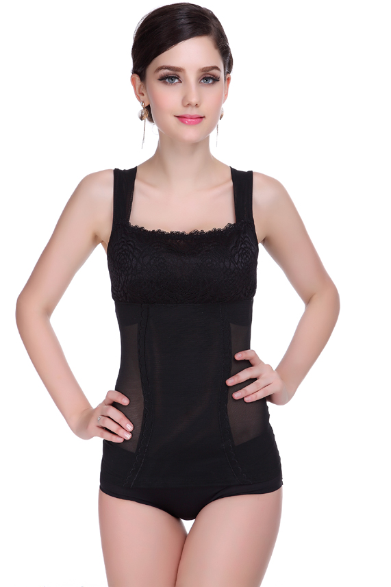 Phần mỏng ống top áo nhựa không có dấu vết corset vest nữ sau sinh bụng đồ lót giảm béo đồ lót cơ thể