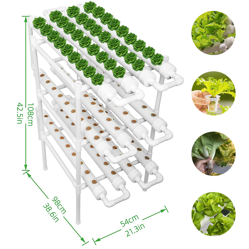 Balcony Pipe-Type Hydroponic Vegetable Growing Machine, Household Soilless Vegetable Cultivation Equipment, Automatic Circulation Multi-Layer Planting Rack Balcony Pipe-Type Hydroponic Vegetable Growing Machine, Household Soilless Vegetable Cultivation Equipment, Automatic Circulation Multi-Layer Planting Rack
