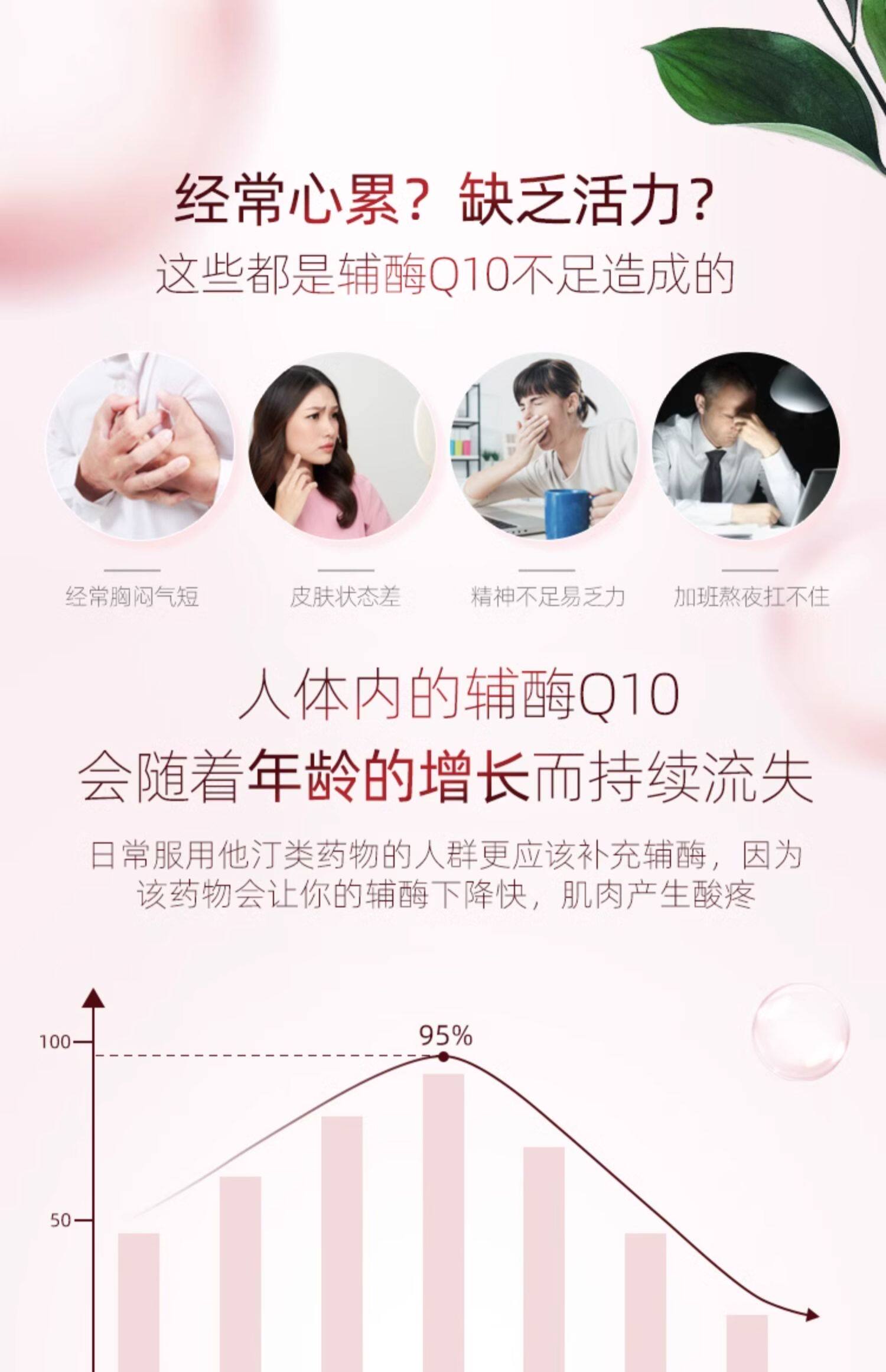 【香港直邮】 澳洲 BLACKMORES 澳佳宝 高浓度300mg 辅酶Q10 60粒/4瓶/八月量 大容量更划算