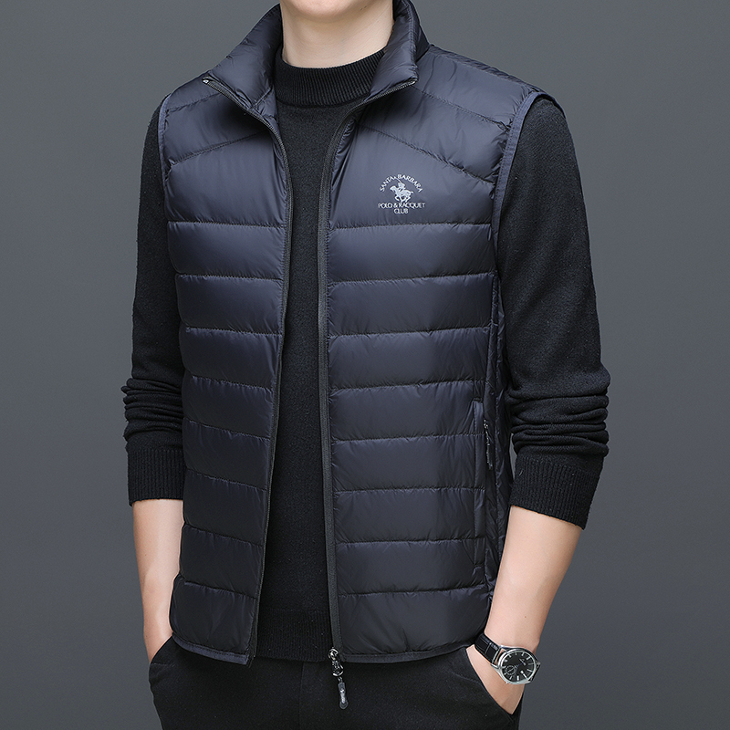 Autumn and Winter Lightweight down Vest, Casual and Versatile, Heat-Retaining and Warm, Can Be Worn Inside and Outside, Stand-Up Collar, Couple's down Vest for Men Autumn and Winter Lightweight down Vest, Casual and Versatile, Heat-Retaining and Warm, Can Be Worn Inside and Outside, Stand-Up Collar, Couple's down Vest for Men