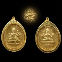 Thai Featured True Love Lan Wan 2514 four-sided necklace pendant for men and women