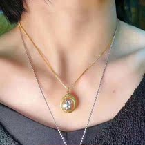 Thai Featured Azambassu Azan Flat Silver Edition Yantong Mens and Womens Necklace Pendant