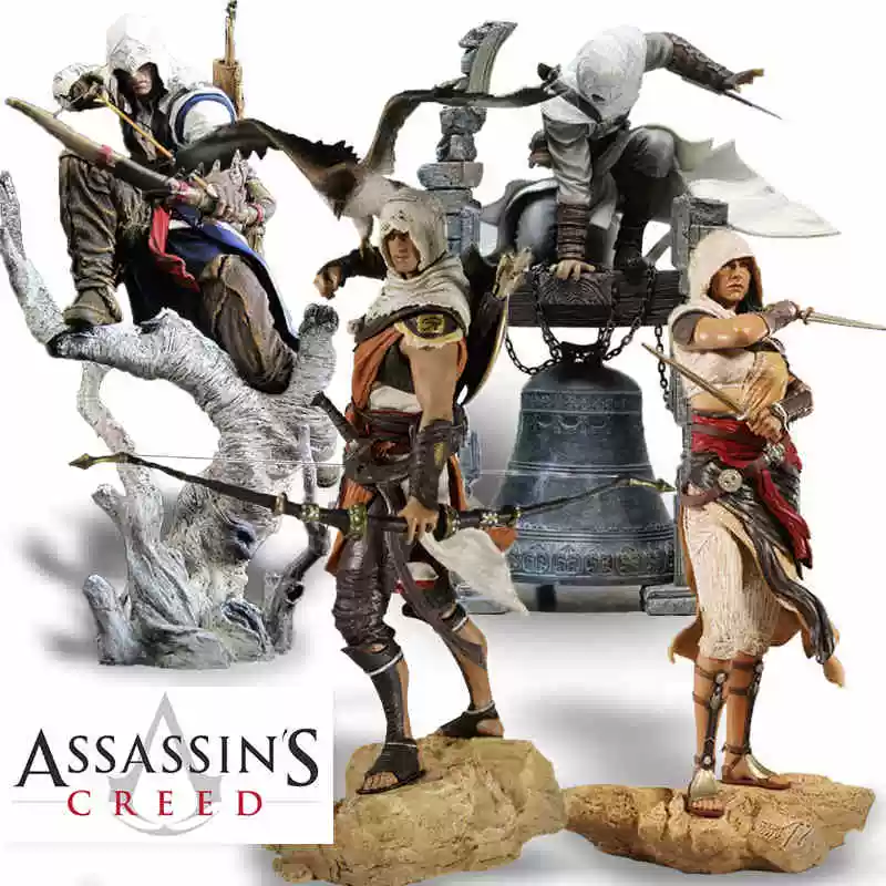Рукодельная статуэтка персонажа Assassin's Edward Bayek Abuta колокольня из фильма окружение фигура модель украшение