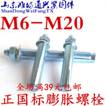 Galvanized positive national scale iron expansion bolt external expansion screw metal expansion bolt M6M8M10M12M14M16M18M20