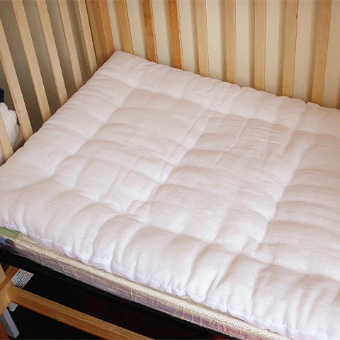Baby bed Children's bed Natural cotton mattress pad core Pad quilt core Cotton cloth without fluorescent agent Handmade