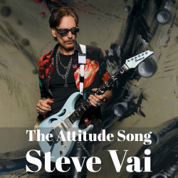 Steve Vai - The Attitude Song 일렉트릭 기타 교육 시연 비디오 원본 악보 반주