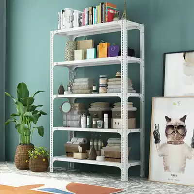 Angle steel shelf storage household warehouse rack angle iron shelf display stand supermarket free combination storage multi-layer