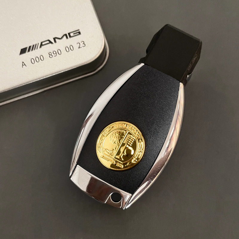 Mercedes-Benz Car Key Shell Back Cover E-Class C-Class Glc/A/C200L/S-Class Original Quality Amg Apple Tree Back Shell