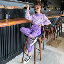 Womens clothing autumn Net red suit 2021 new large childrens spring and autumn dress small fragrant style fashion clothes