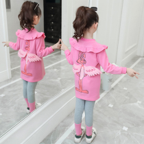  5 Girls  autumn clothes 6 childrens suits 2021 new 7 middle-aged children 8 little girls western style autumn clothes 10-year-old tide