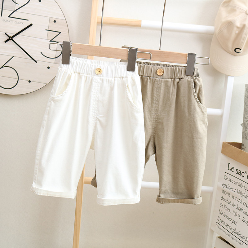 Simple and good to take ~ summer children's pants summer seven pants baby baby boys and girls casual shorts wear outside