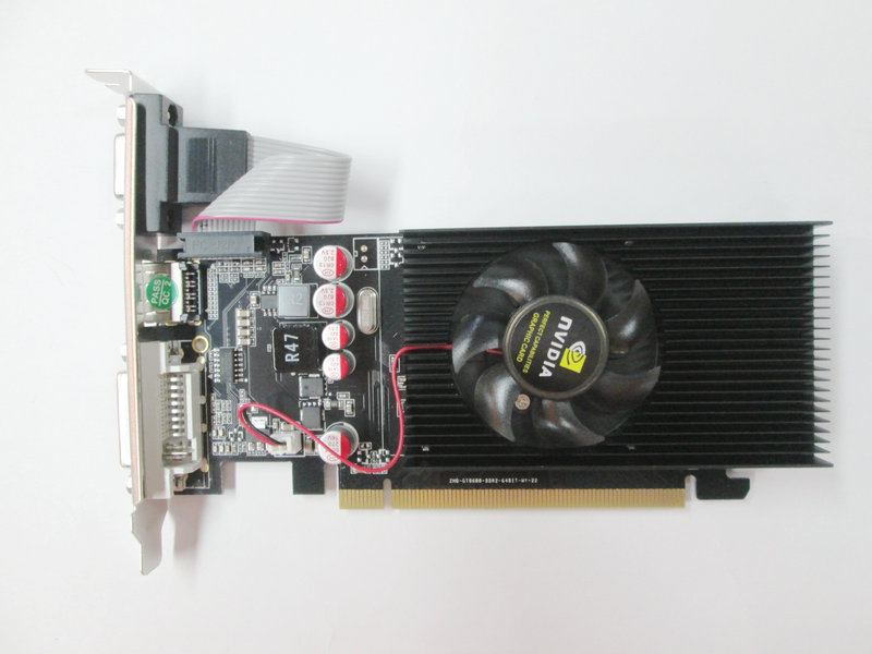 GT610 real 1G PCI-E semi-high knife card brightening machine card