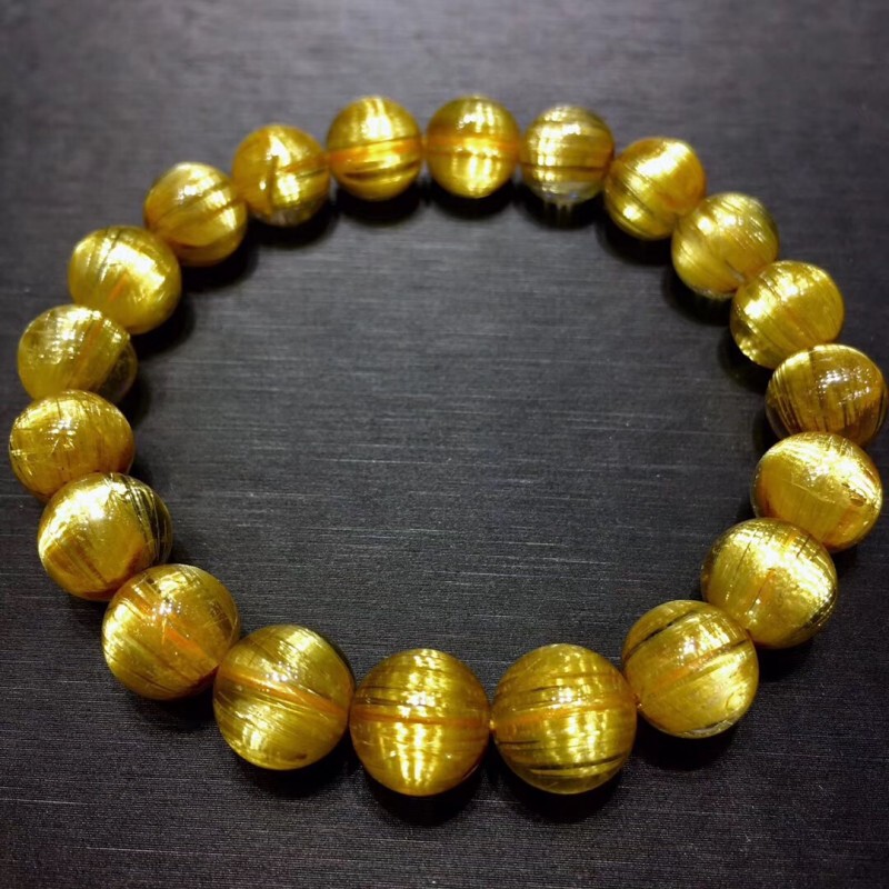 Natural Titanium Crystal Bracelet, Golden Hair Crystal Bracelet, Yellow Crystal for Men and Women, Multi-Circle Buddha Beads, Cat's Eye Plate, Titanium Hair-Like Jewelry Natural Titanium Crystal Bracelet, Golden Hair Crystal Bracelet, Yellow Crystal for Men and Women, Multi-Circle Buddha Beads, Cat's Eye Plate, Titanium Hair-Like Jewelry