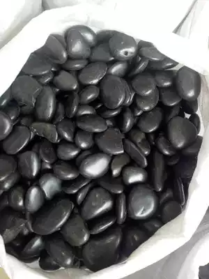 Pebbles rainstone Black light paving small stones Engineering site garden Garden courtyard paving large stones